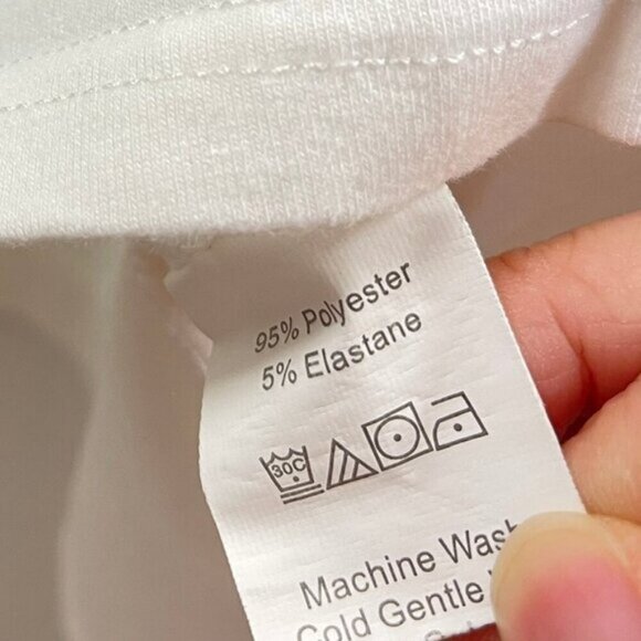 Embroidered Milk Graphic Tee White – S - Picture 7 of 11